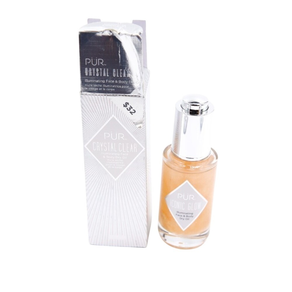 PUR - Crystal Clear Illuminating Face & Body Dry Oil - 1 fl oz / 30 ml